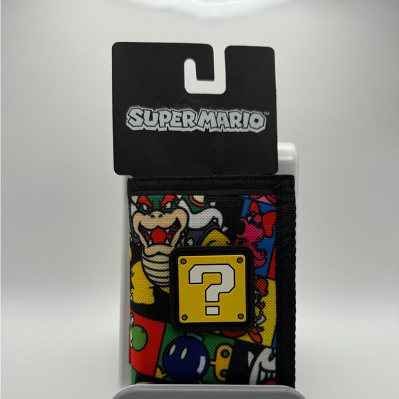 Nintendo Other - Nintendo Super Mario Black Wallet (Brand New)
